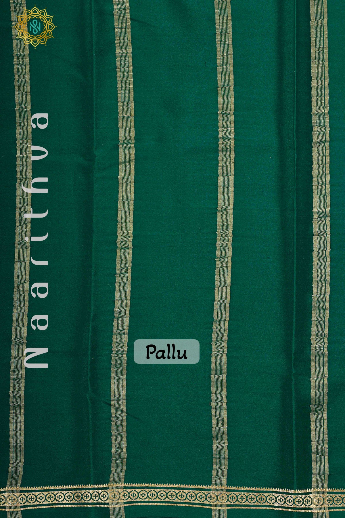 GREEN - PURE MYSORE CREPE SILK