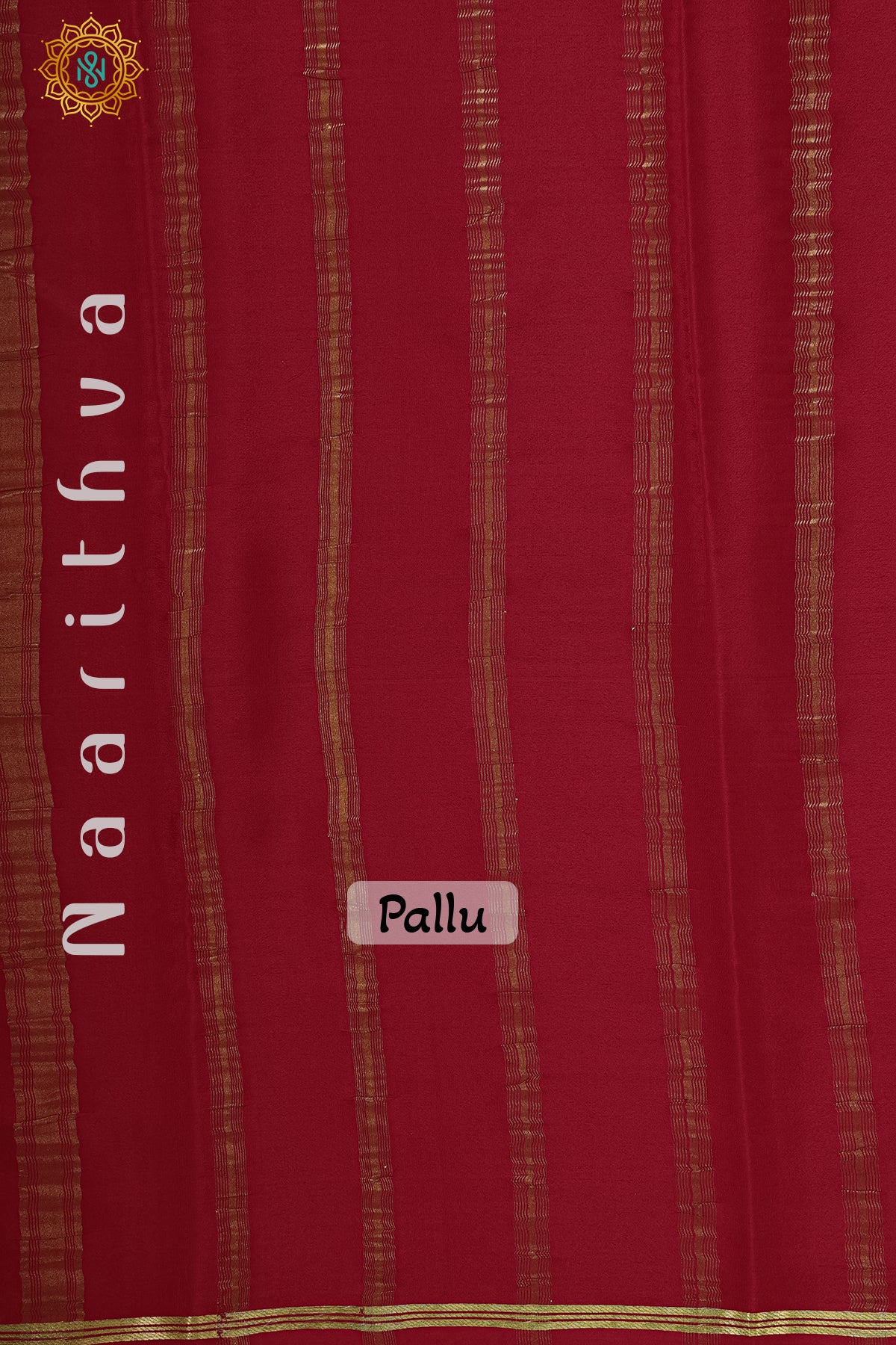 RED - PURE MYSORE CREPE SILK