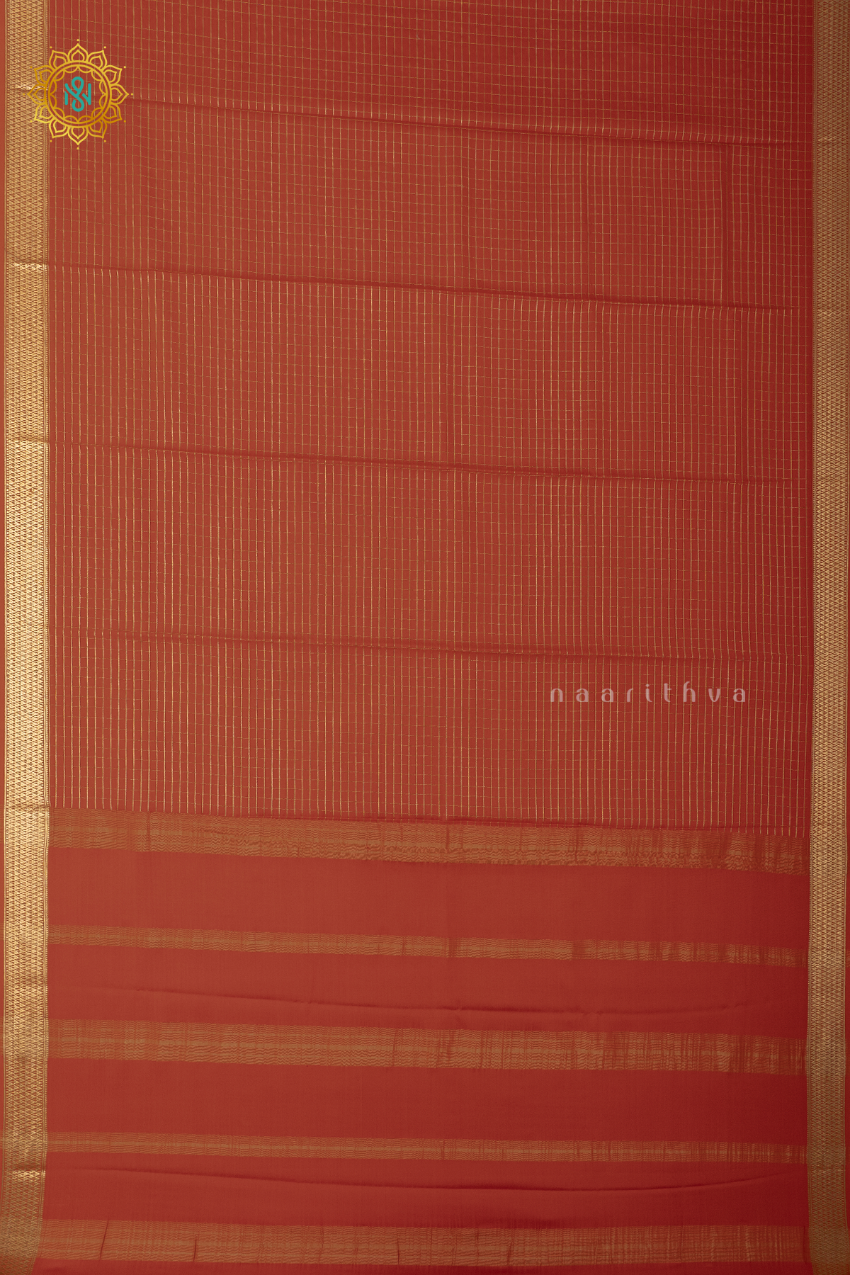 ORANGE - PURE MYSORE CREPE SILK