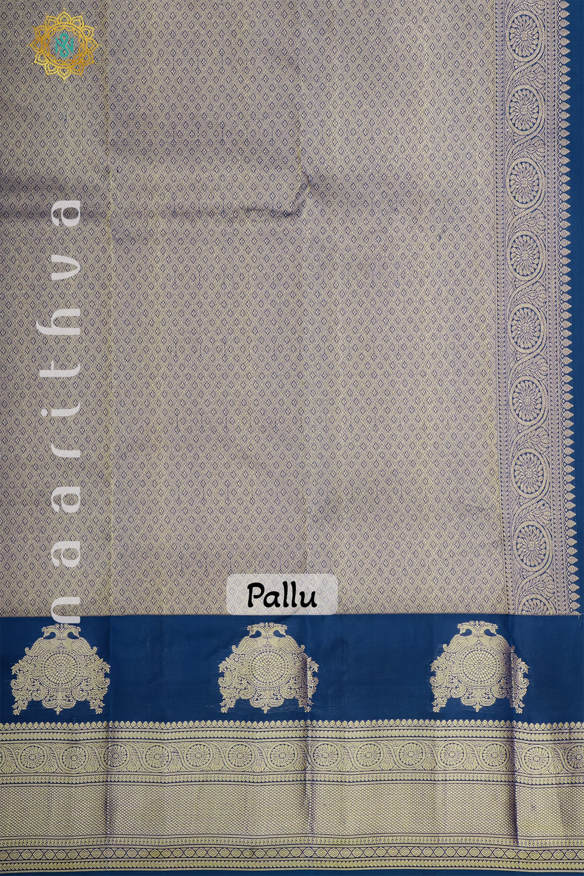 NAVY BLUE - PURE KANJIVARAM SILK