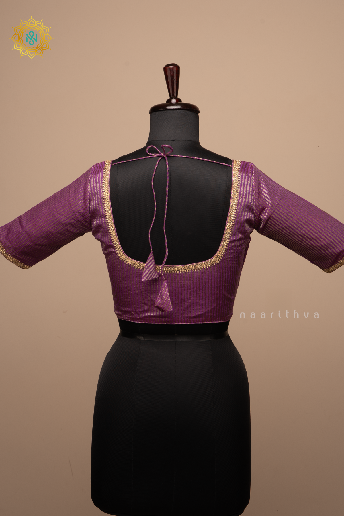 PURPLE - TISSUE READYMADE BLOUSE