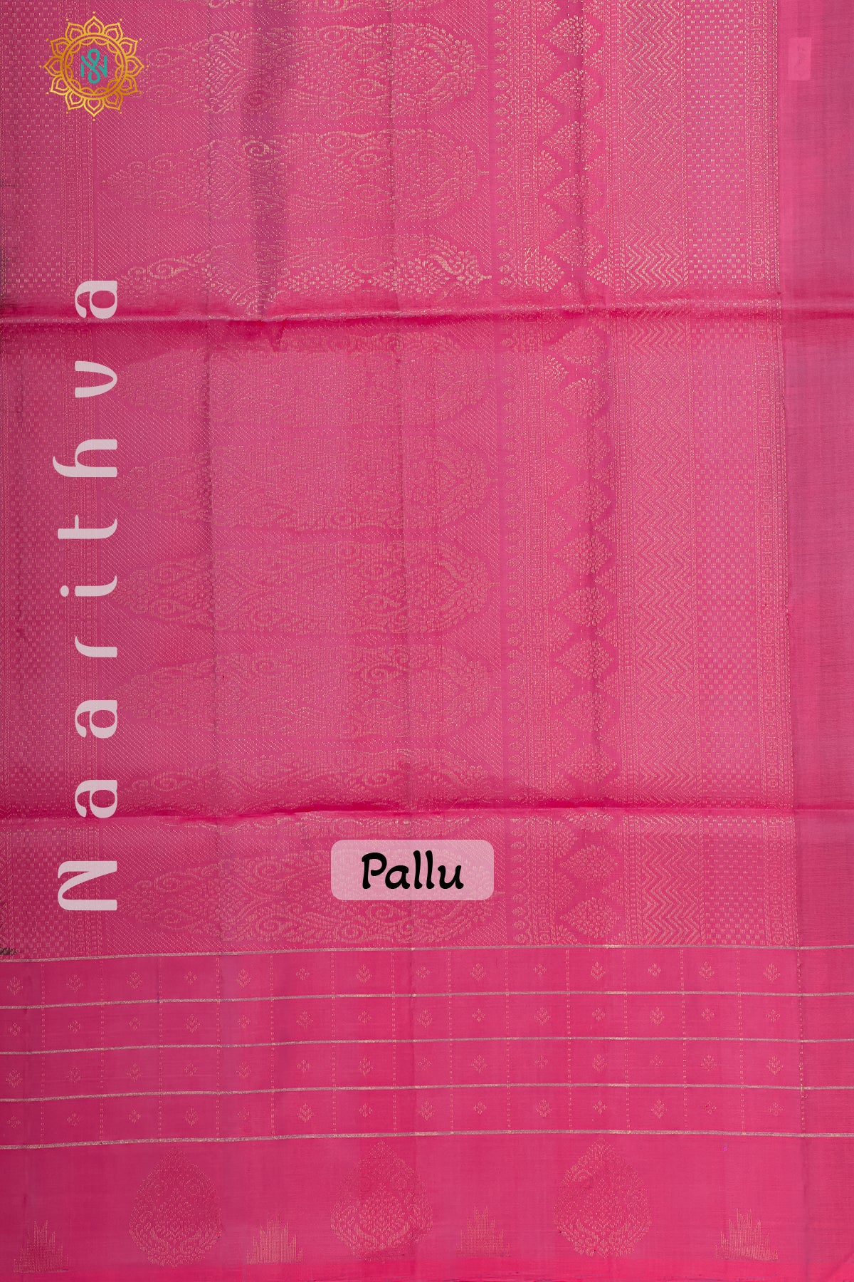 CYAN BLUE WITH PINK - PURE KANJIVARAM SOFT SILK