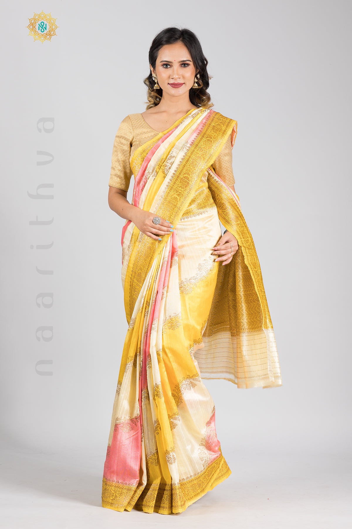 RANGKAAT - PURE RAW SILK WITH ANTIQUE ZARI WEAVES