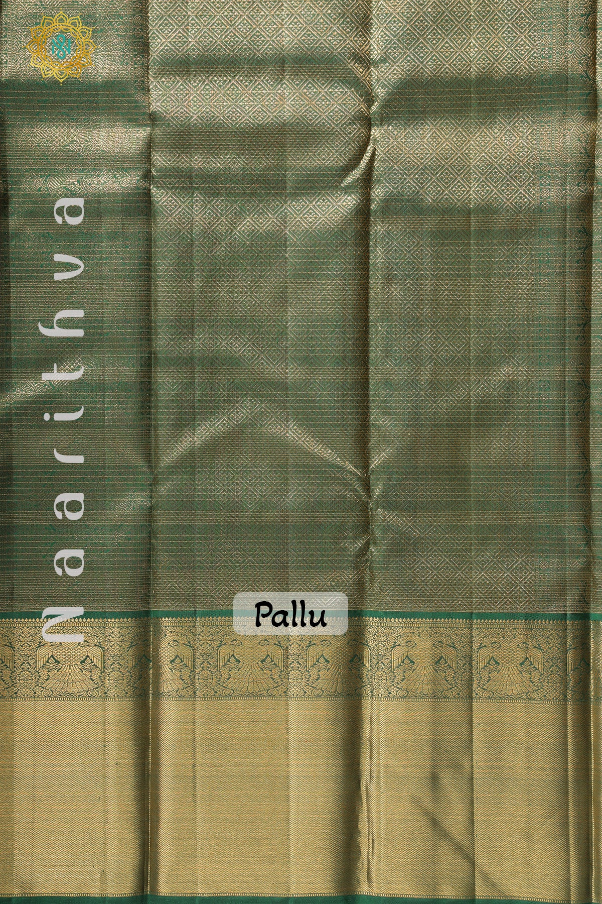 PINK WITH GREEN - PURE KANJIVARAM SILK