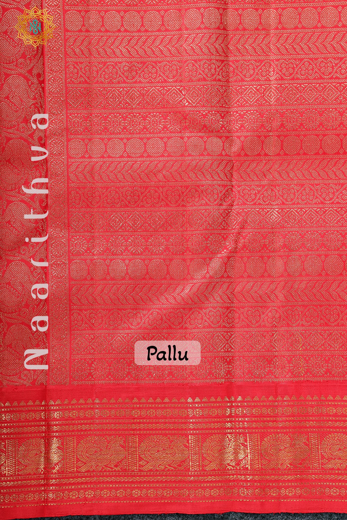 YELLOW WITH PINKISH RED - PURE KANJIVARAM SILK