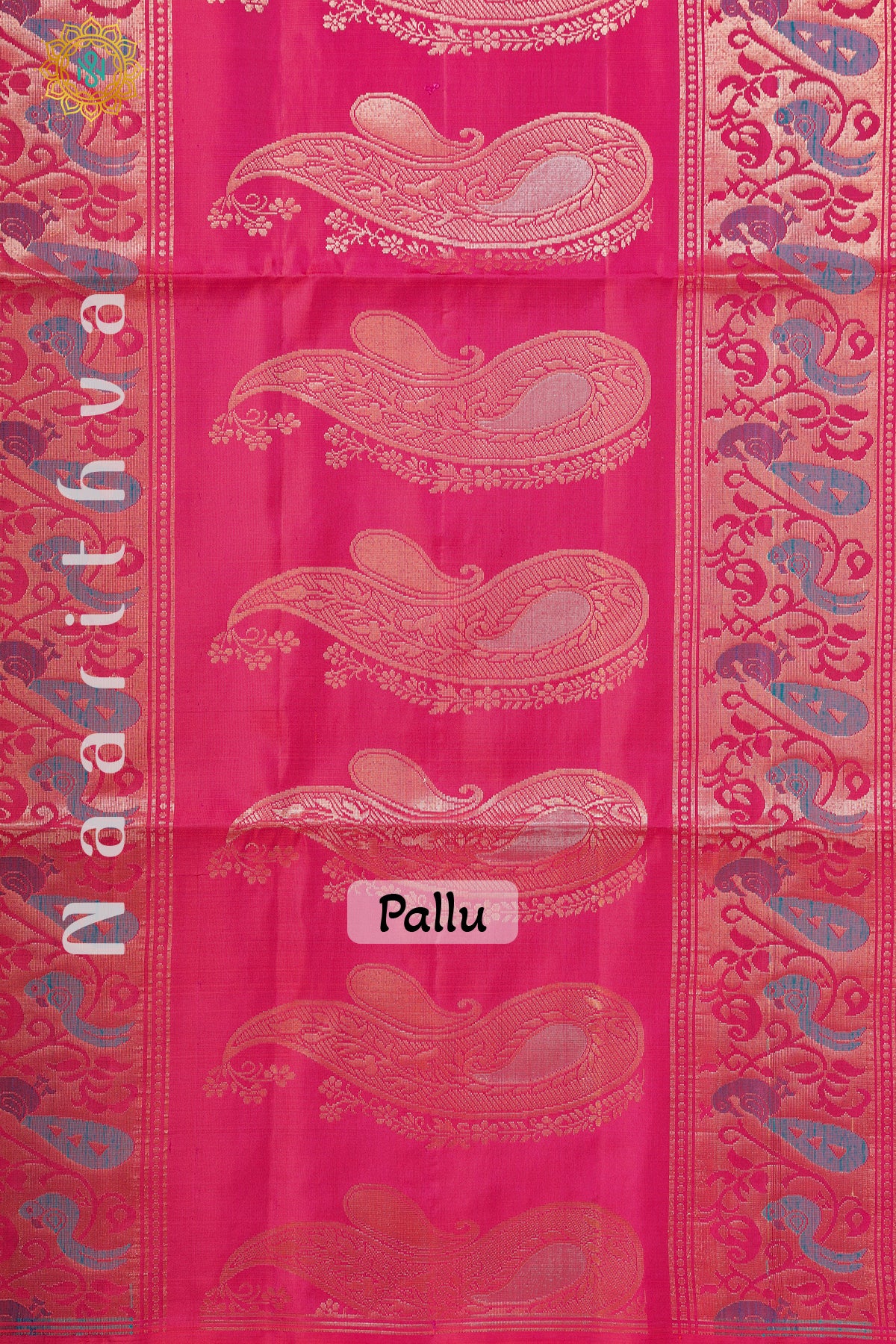 GREEN WITH PINK - PURE KANJIVARAM SOFT SILK