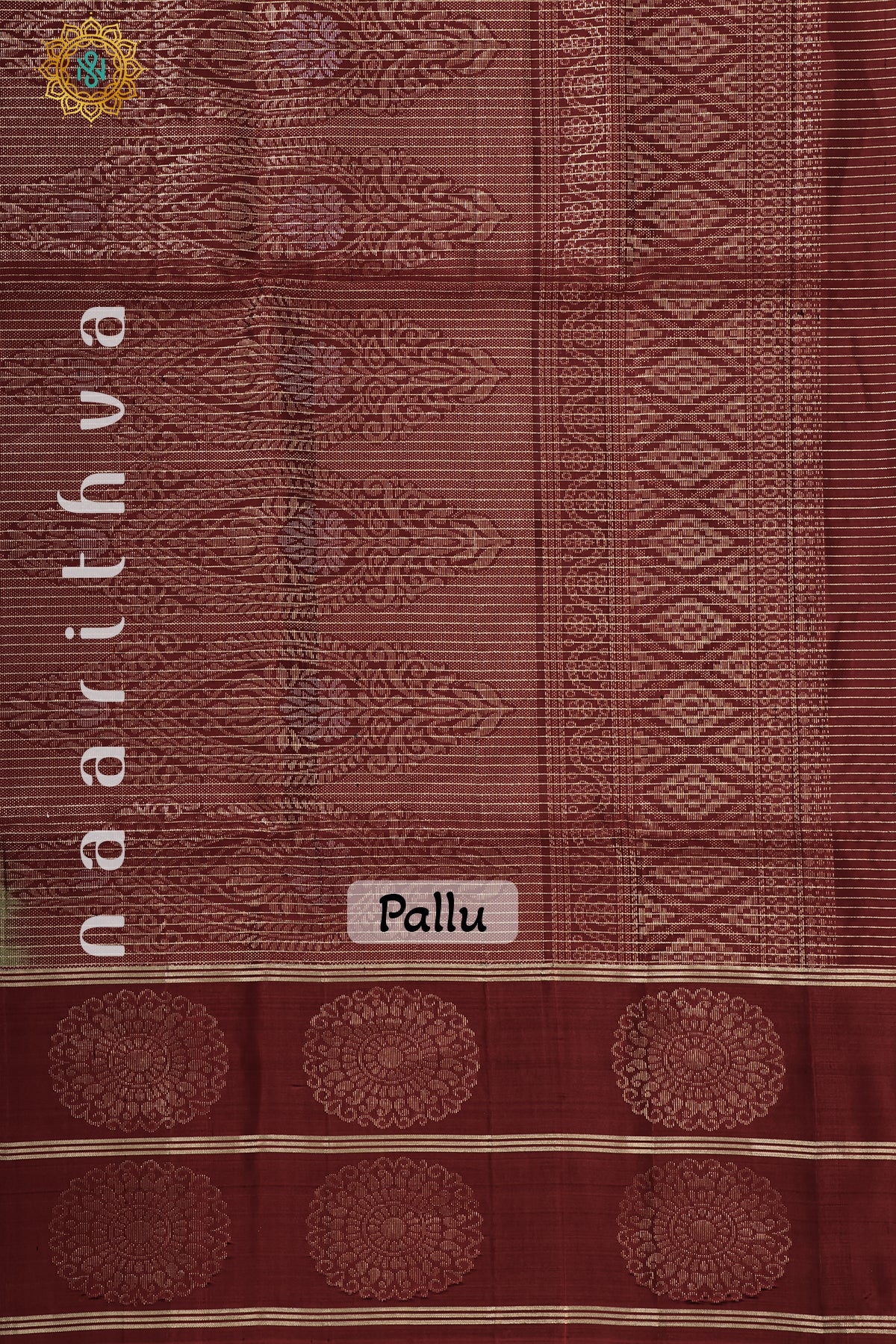 OLIVE GREEN WITH MAROON - PURE KANJIVARAM SOFT SILK