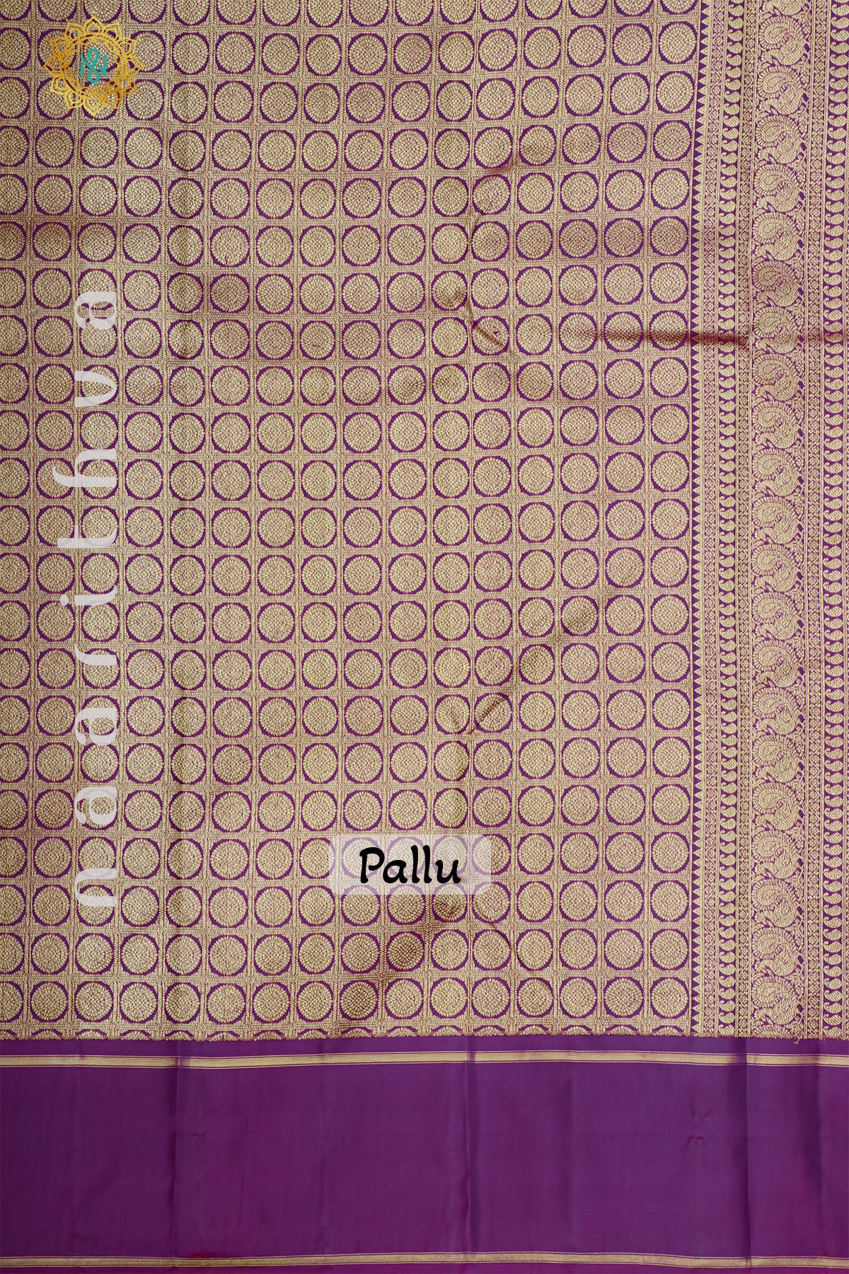 DUAL SHADE OF GREY WITH PURPLE - PURE KANJIVARAM SILK