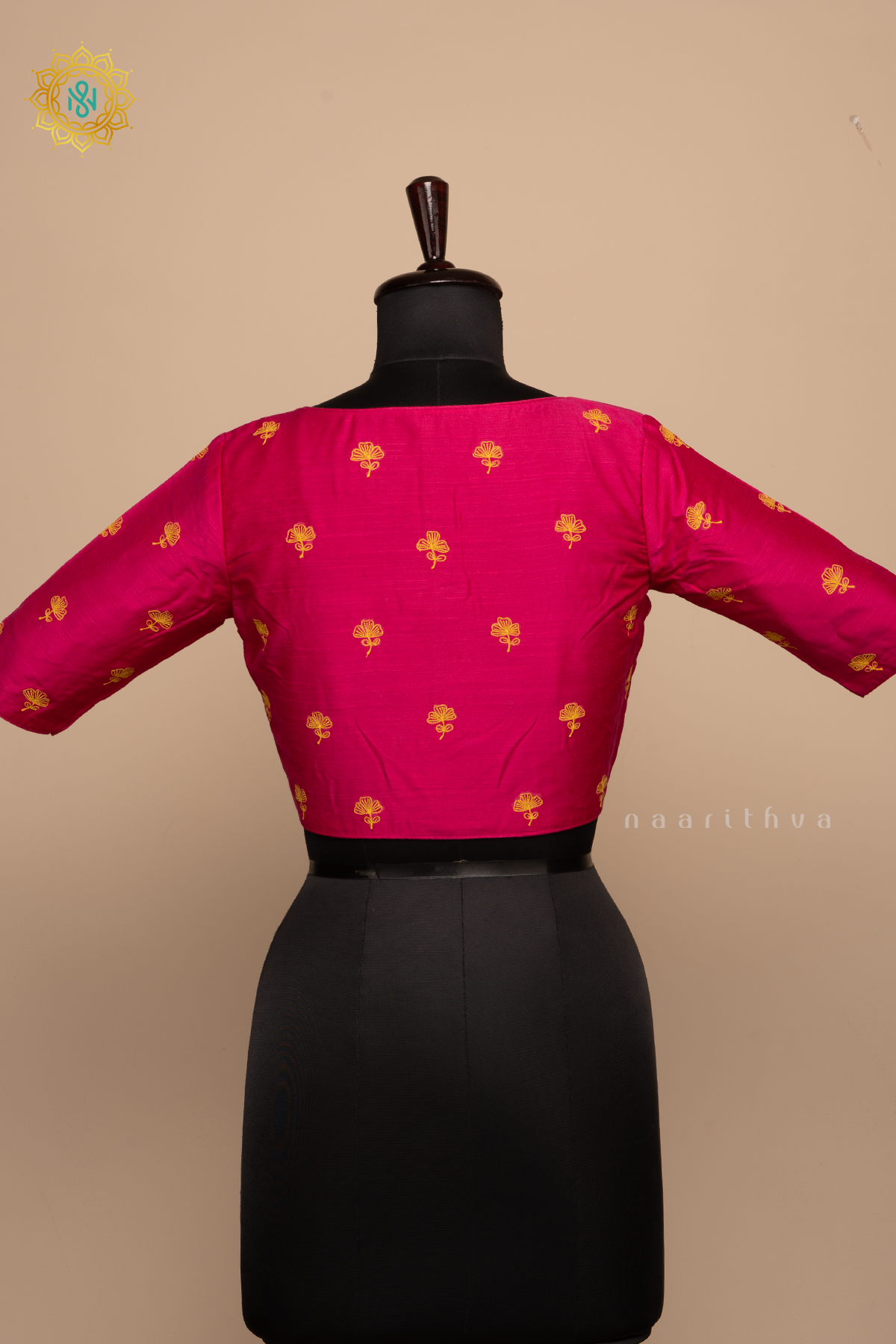 Pink - Cotton Silk Readymade Blouse