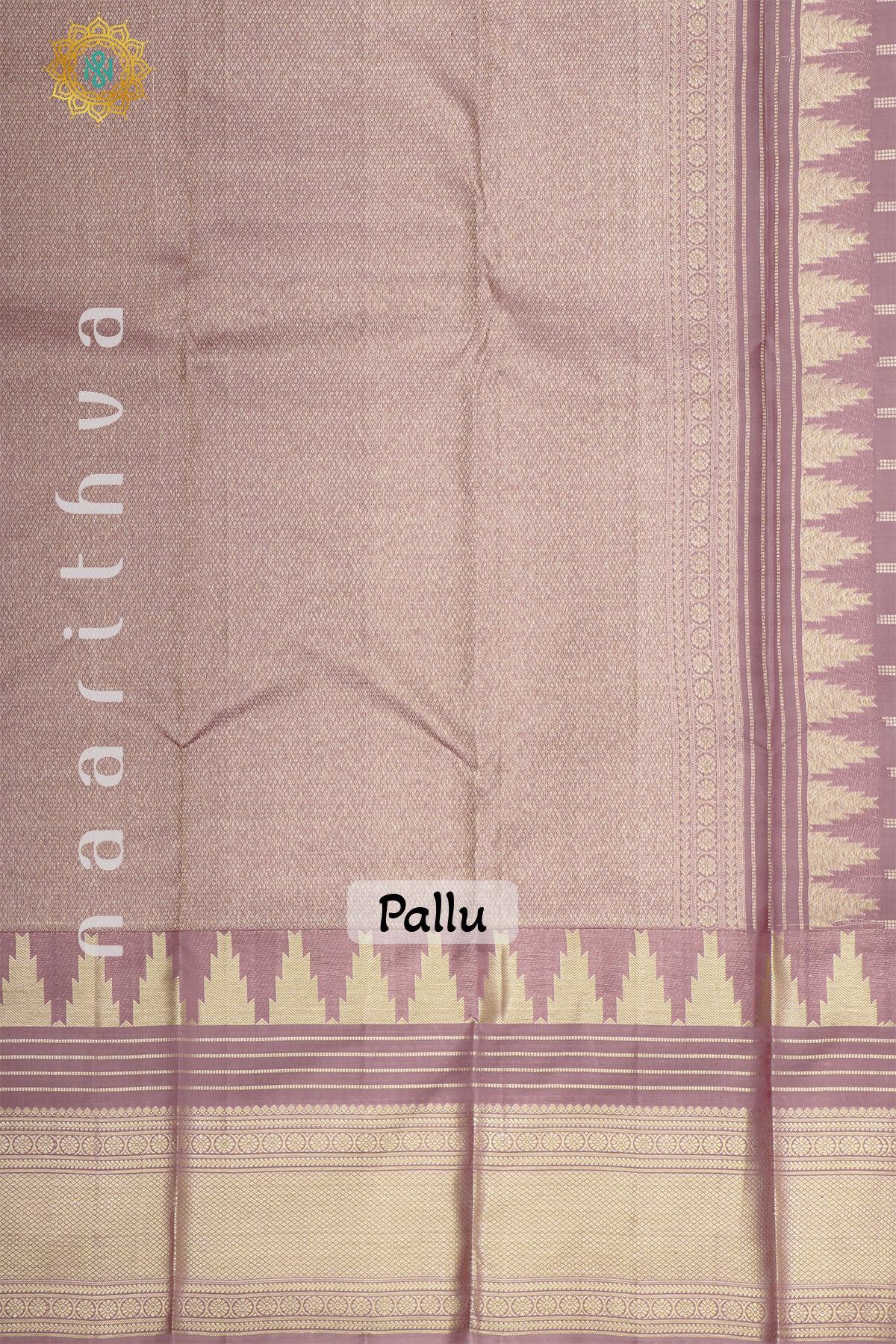 YELLOW WITH LIGHT BROWN - PURE KANJIVARAM SILK