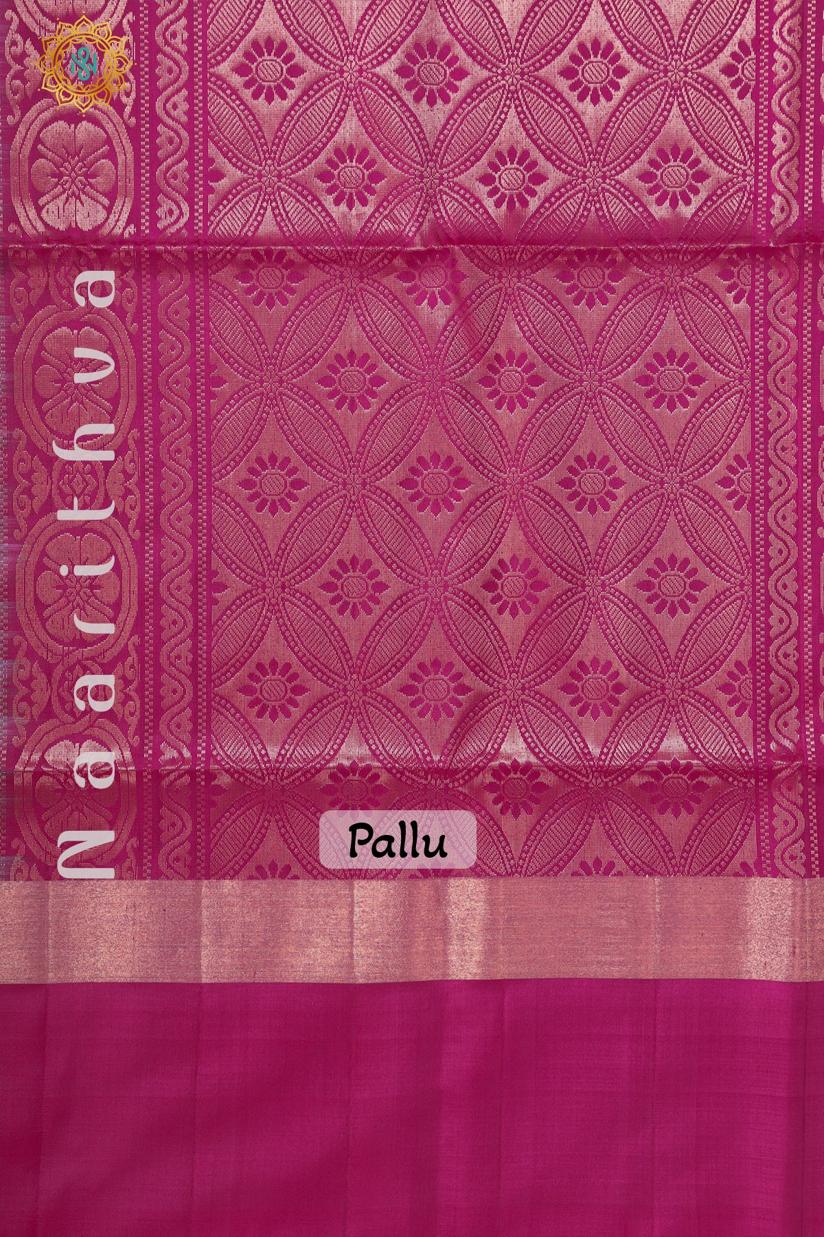 BLUE WITH PINK - PURE KANJIVARAM SOFT SILK