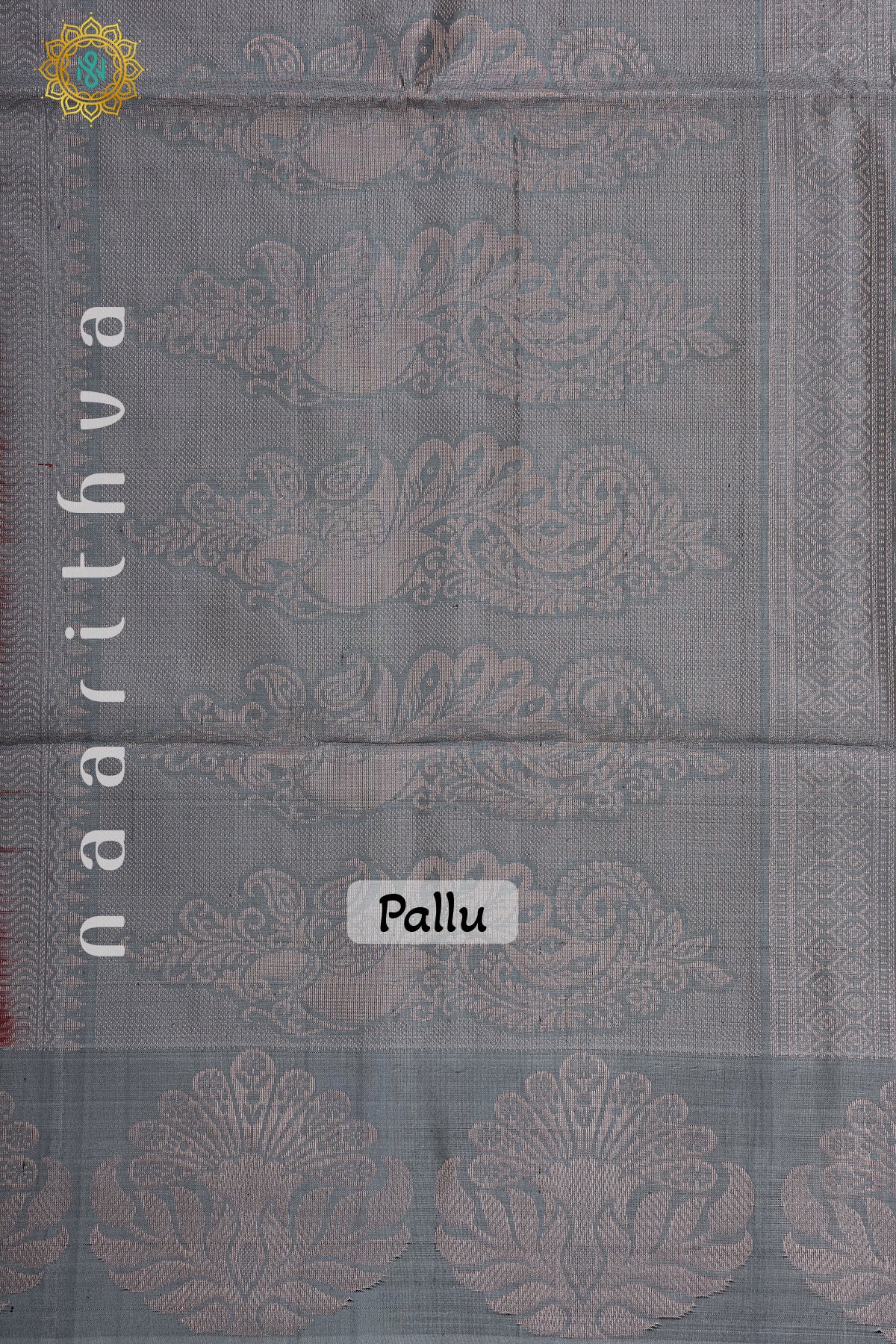 MAROON WITH GREY - PURE KANJIVARAM SOFT SILK