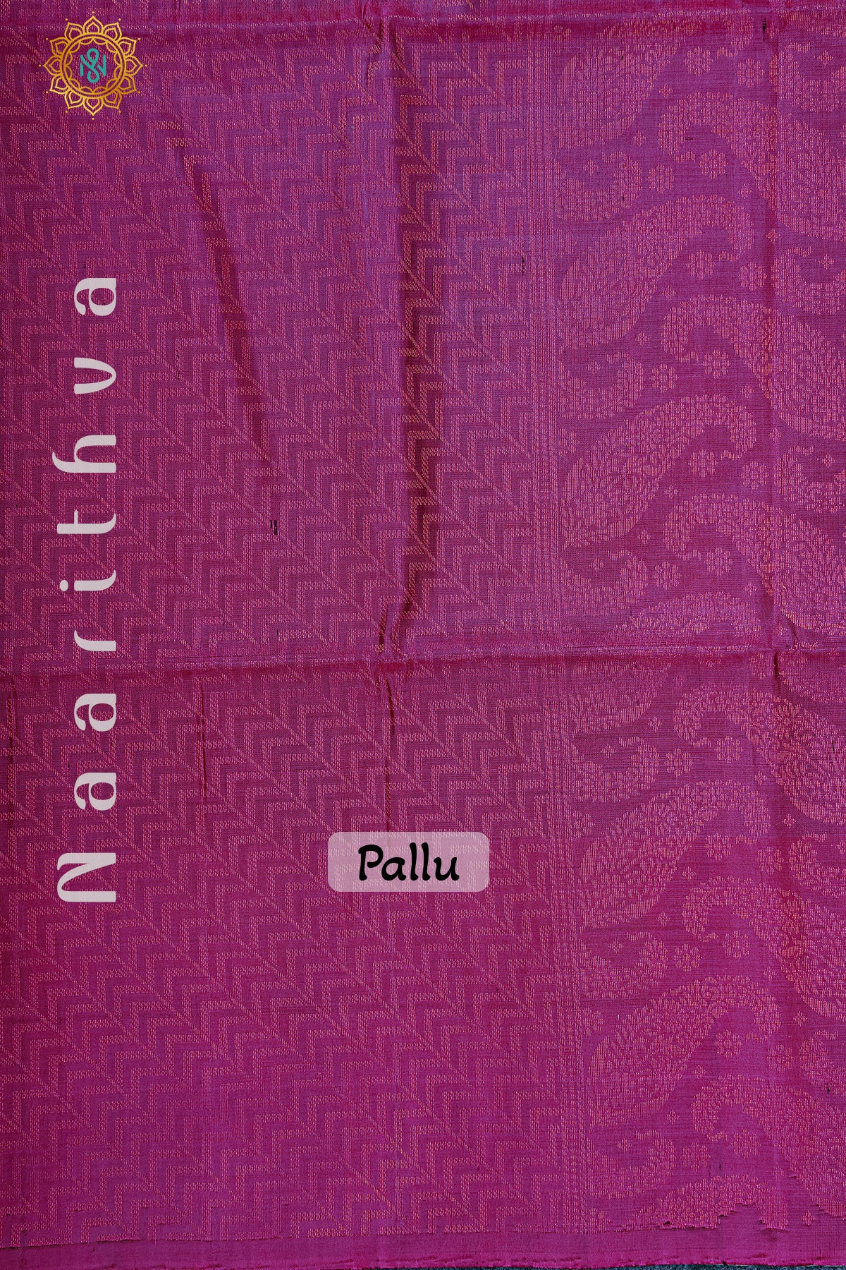 NAVY BLUE WITH MAGENTA - PURE KANJIVARAM SOFT SILK