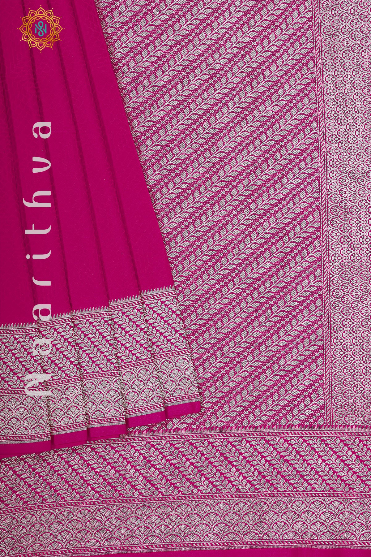 PINK - SATIN SILK WITH TANCHOI WEAVING