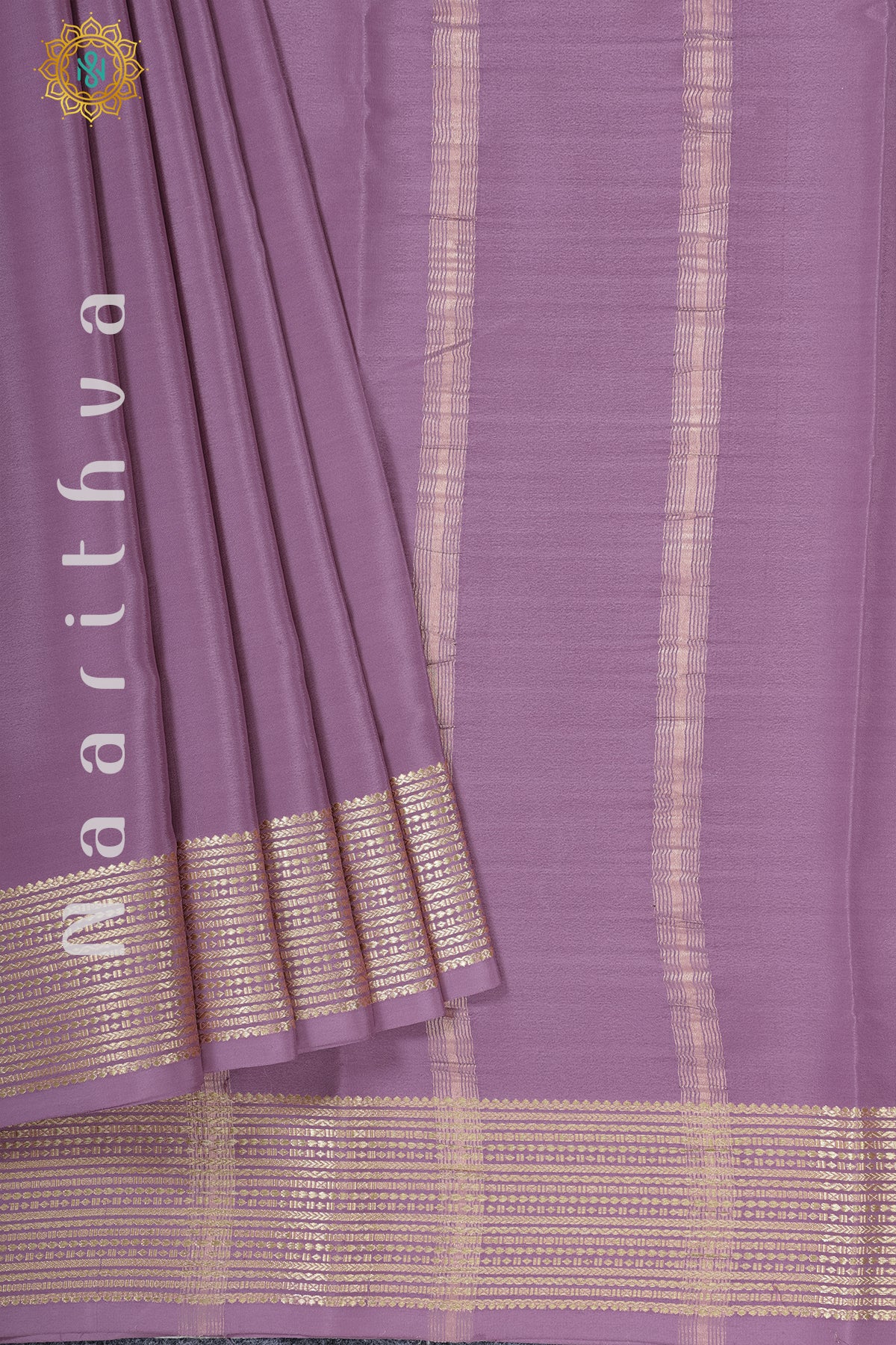 LAVENDER - PURE MYSORE CREPE SILK