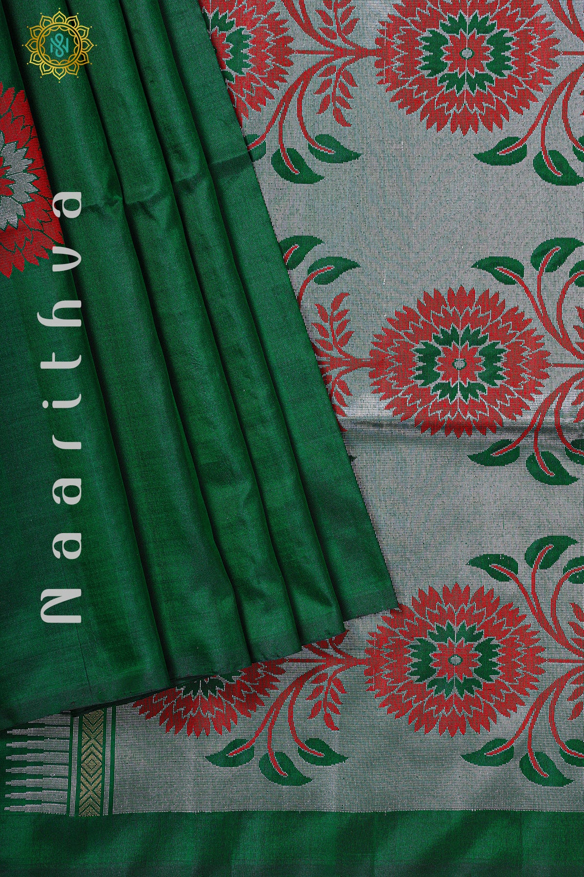 GREEN - PURE KANJIVARAM SOFT SILK