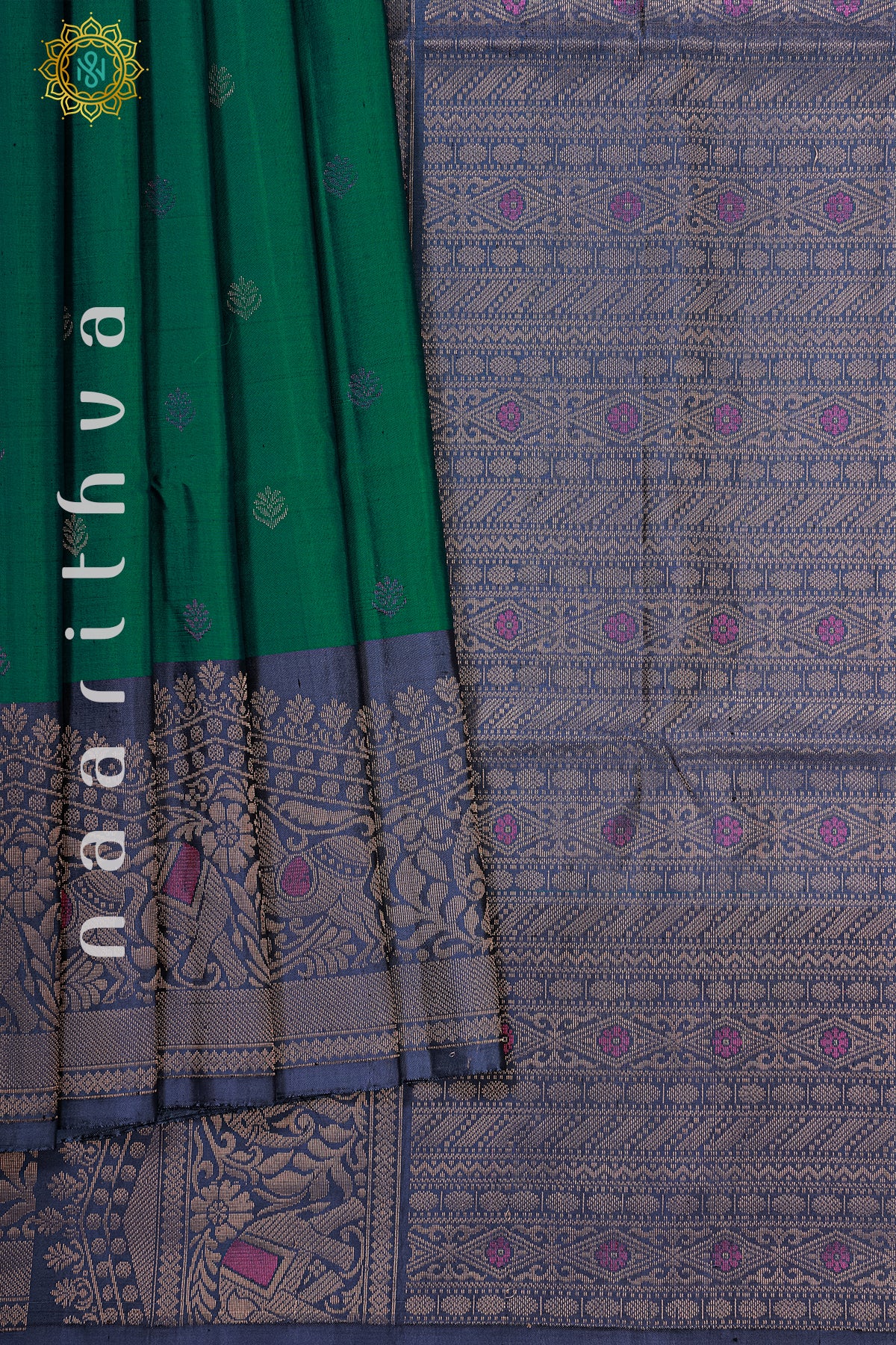 Kancheepuram Silk Butta Saree | Buy Pure Silk Saree - GiTAGGED