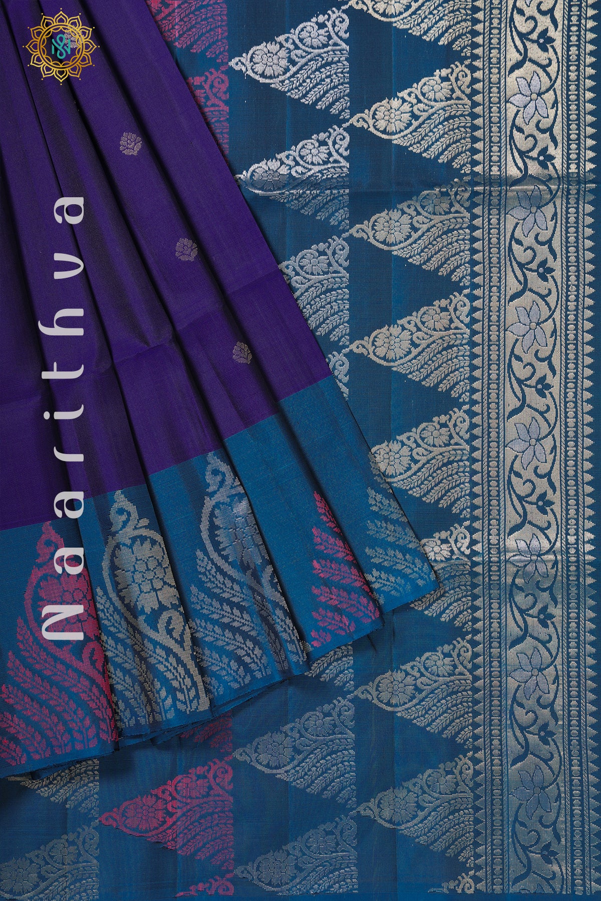 BLUE - PURE KANJIVARAM SOFT SILK