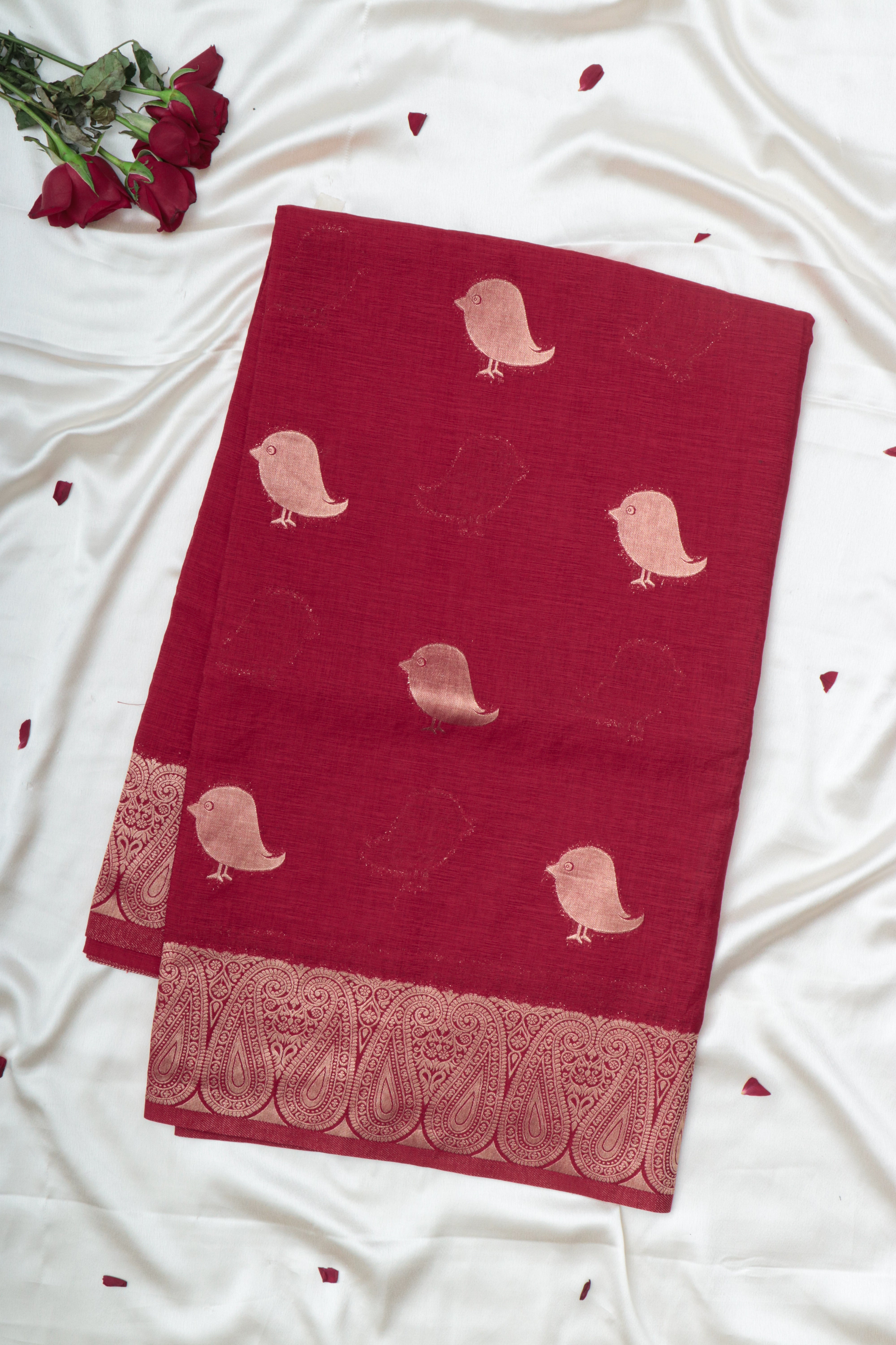 RED - DOLA SILK