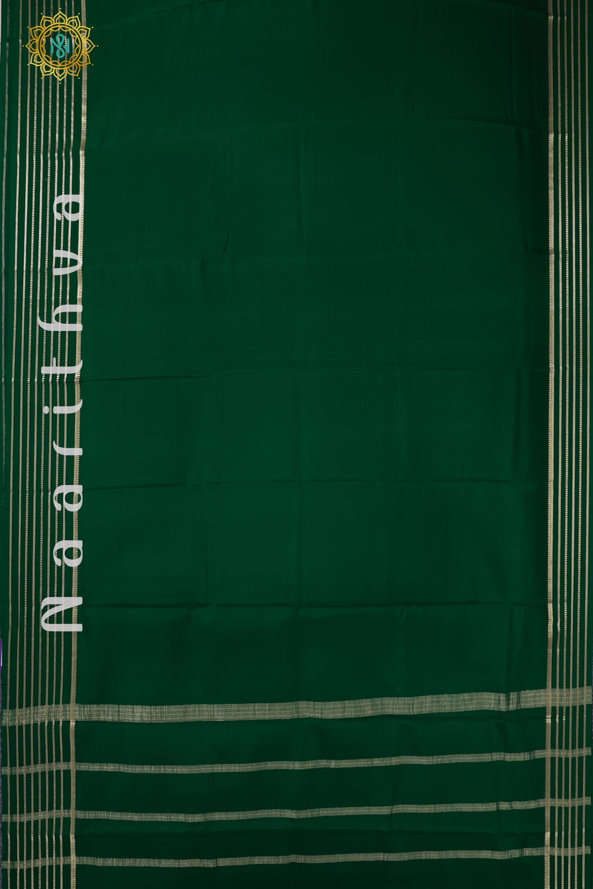 GREEN - PURE MYSORE CREPE SILK