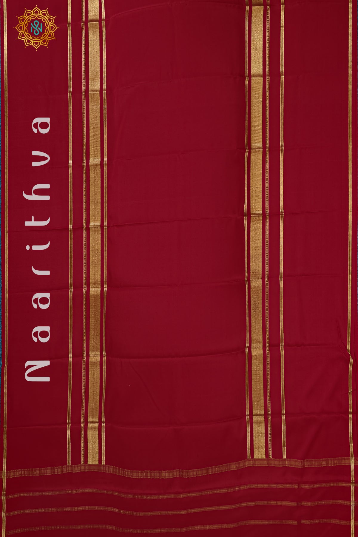 RED - PURE MYSORE CREPE SILK