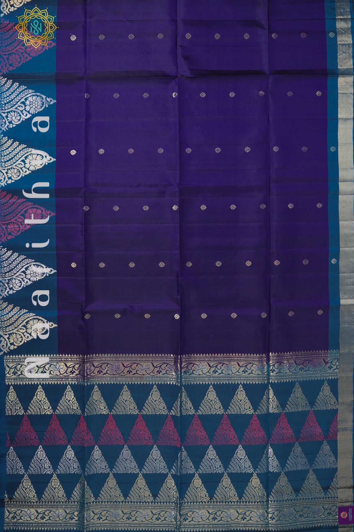 BLUE - PURE KANJIVARAM SOFT SILK