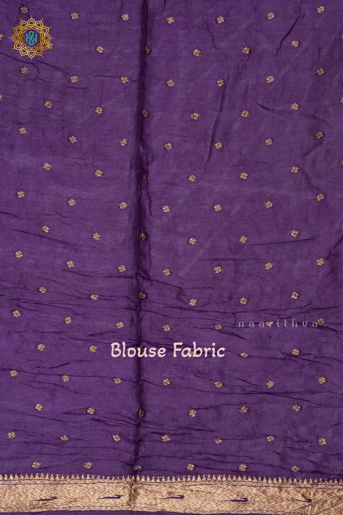 Purple Semi Tussar Silk Saree With Tie and Dye Bandini