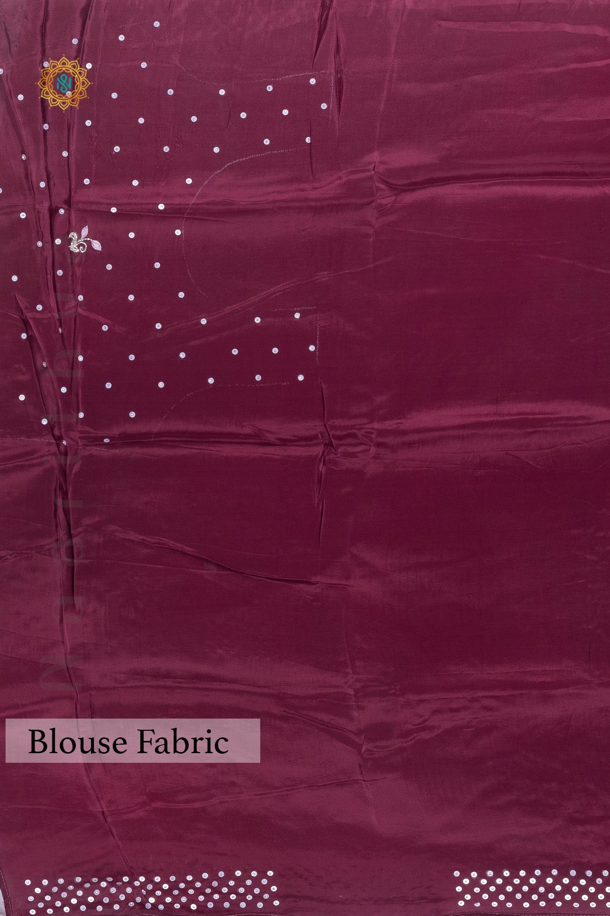 LILAC WITH WINE - DESIGNER GEORGETTE WITH SEQUINS & EMBROIDERY WORK