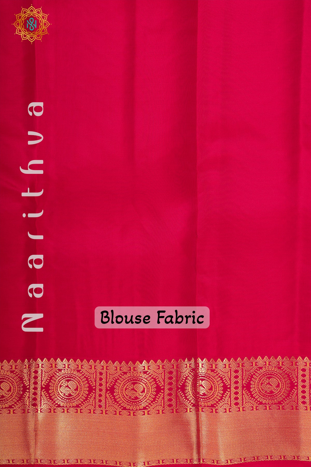 BLUE WITH PINKISH RED - KANJIVARAM PURE MIX