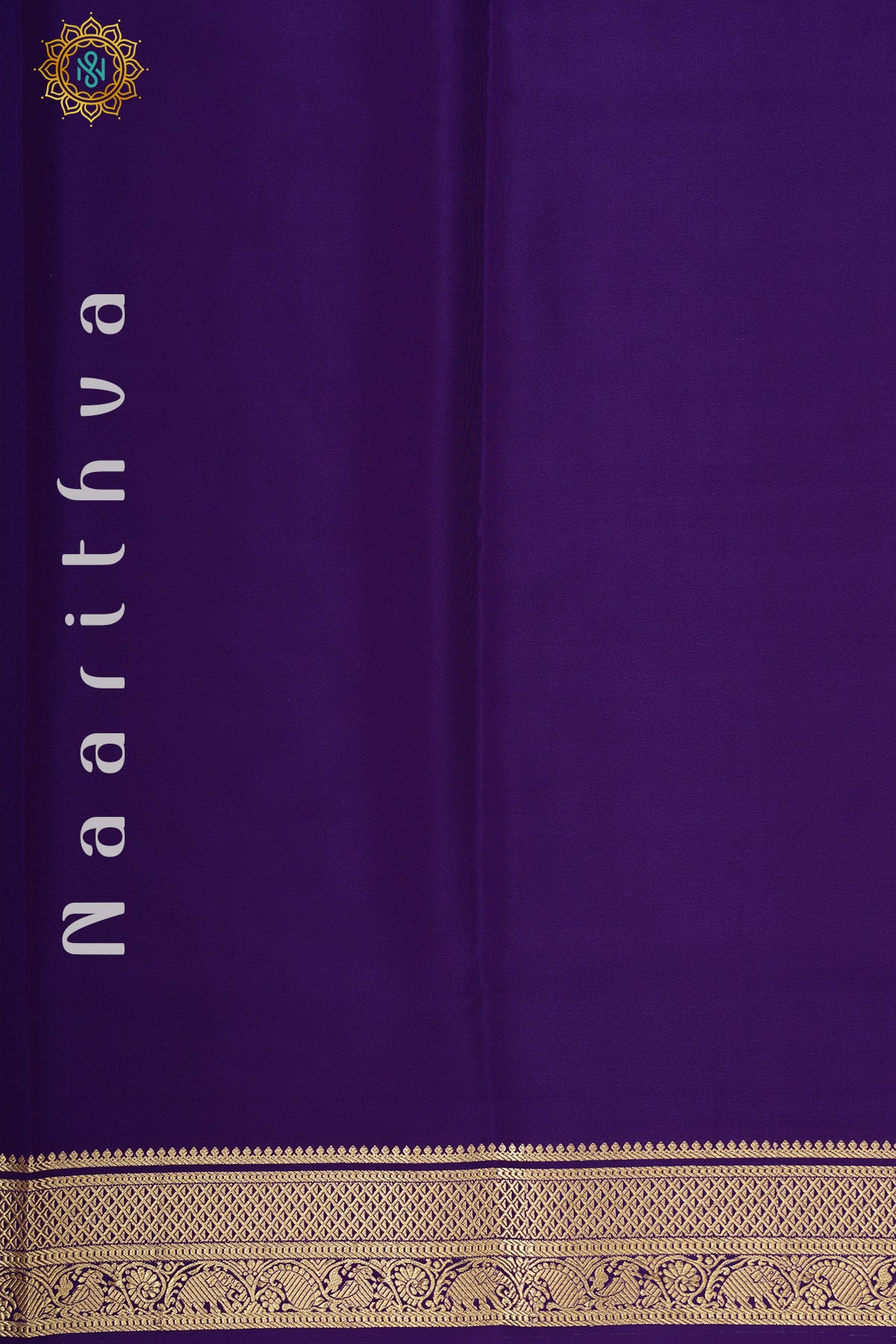 PURPLE - PURE MYSORE CREPE SILK