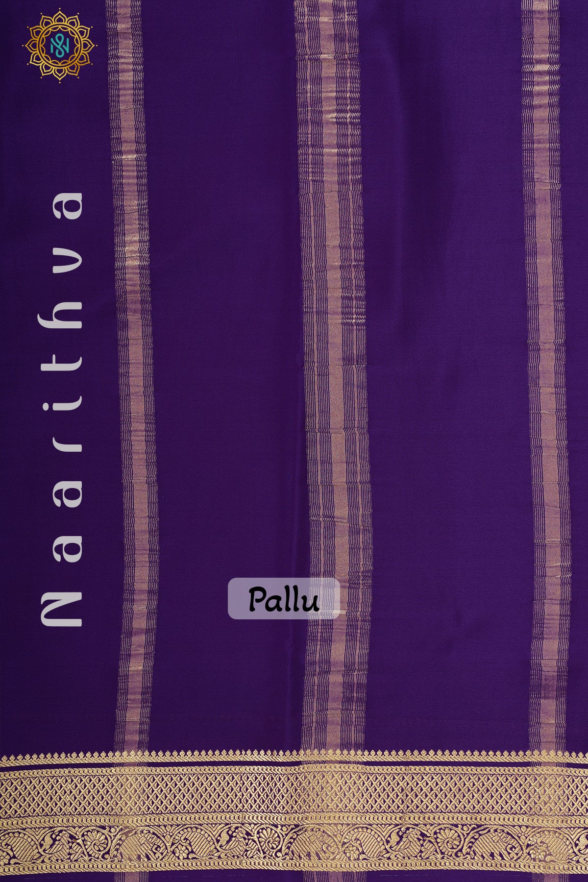 PURPLE - PURE MYSORE CREPE SILK