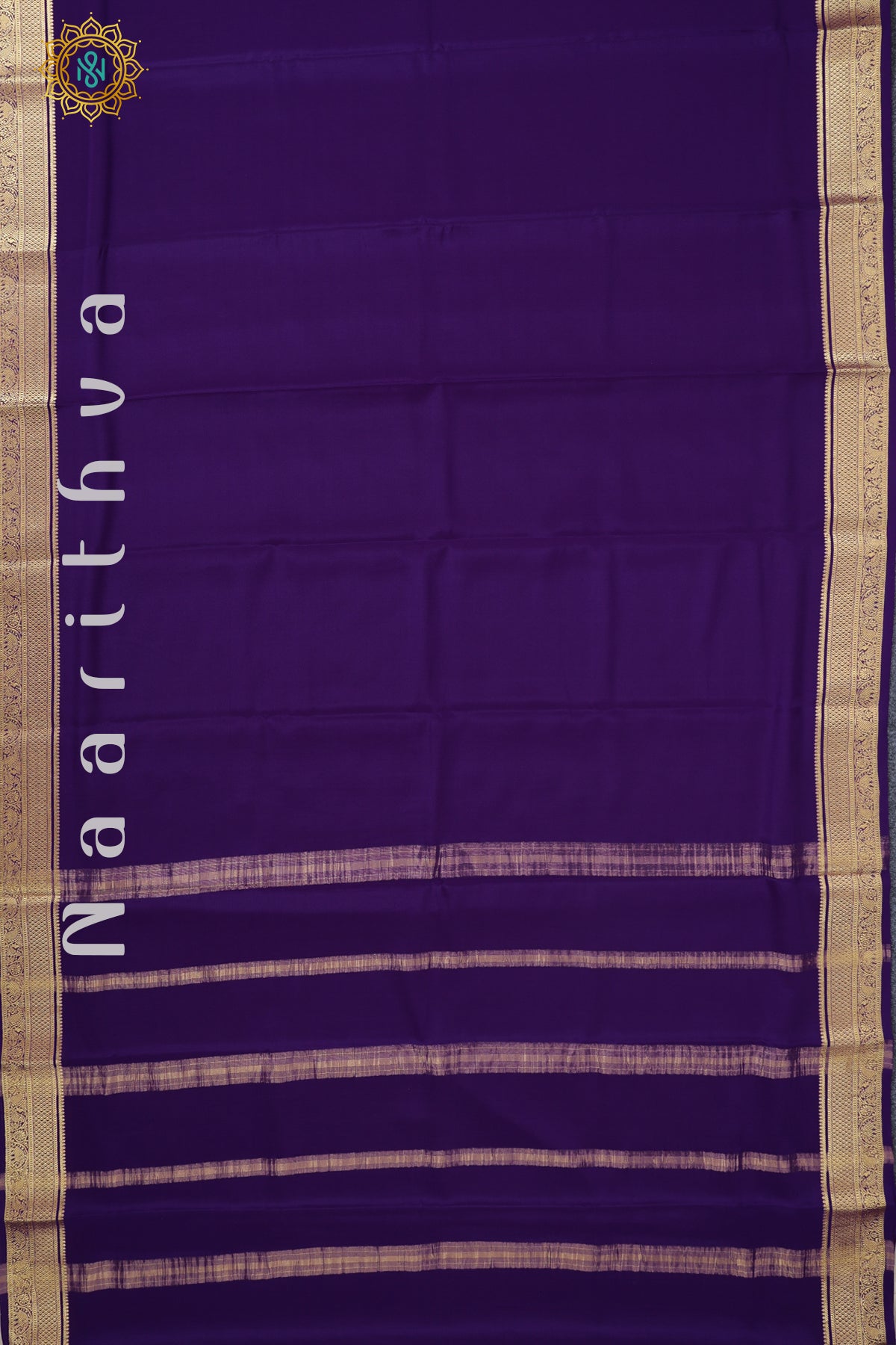 PURPLE - PURE MYSORE CREPE SILK