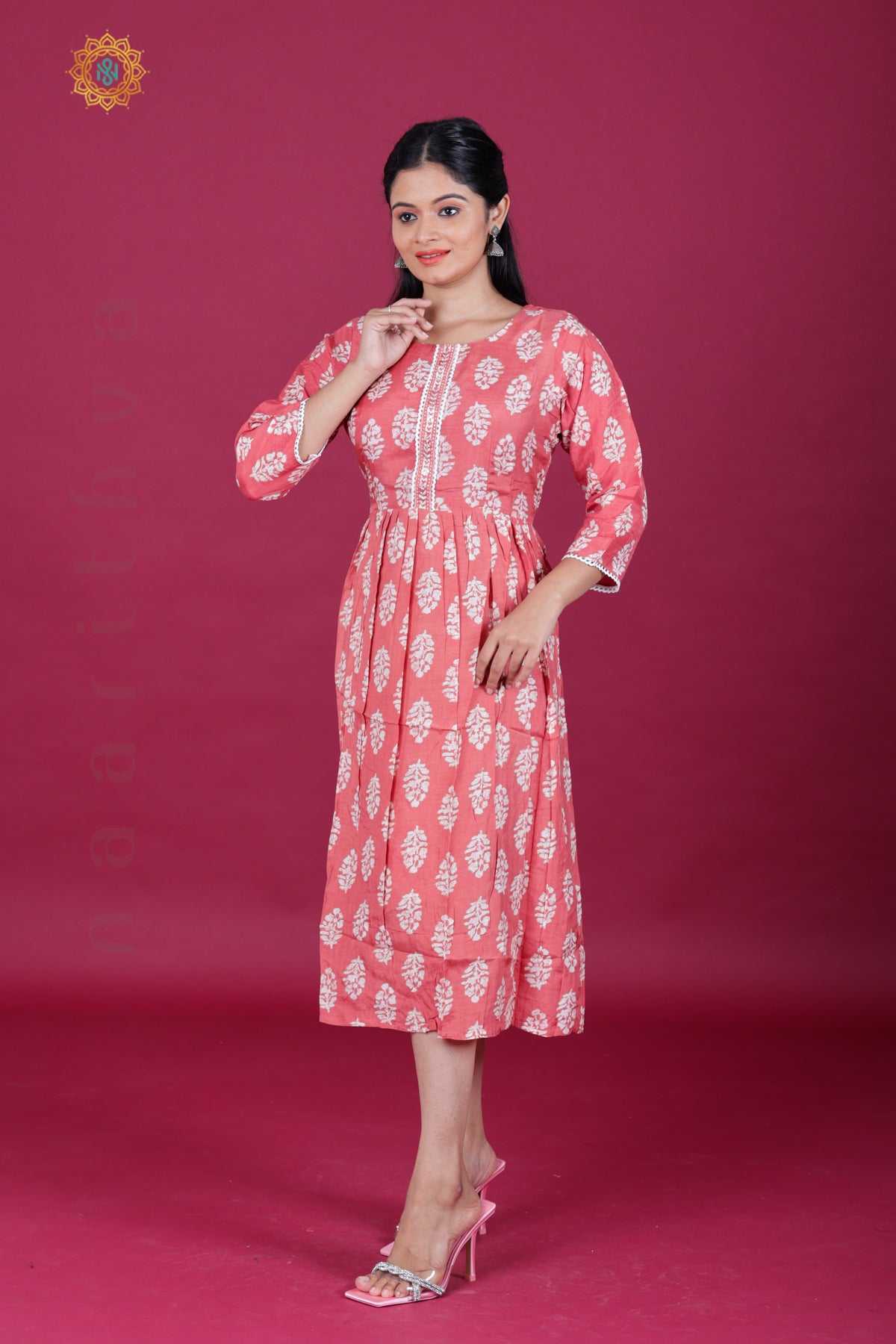 DARK PEACH - CASUAL WEAR ONE PIECE
