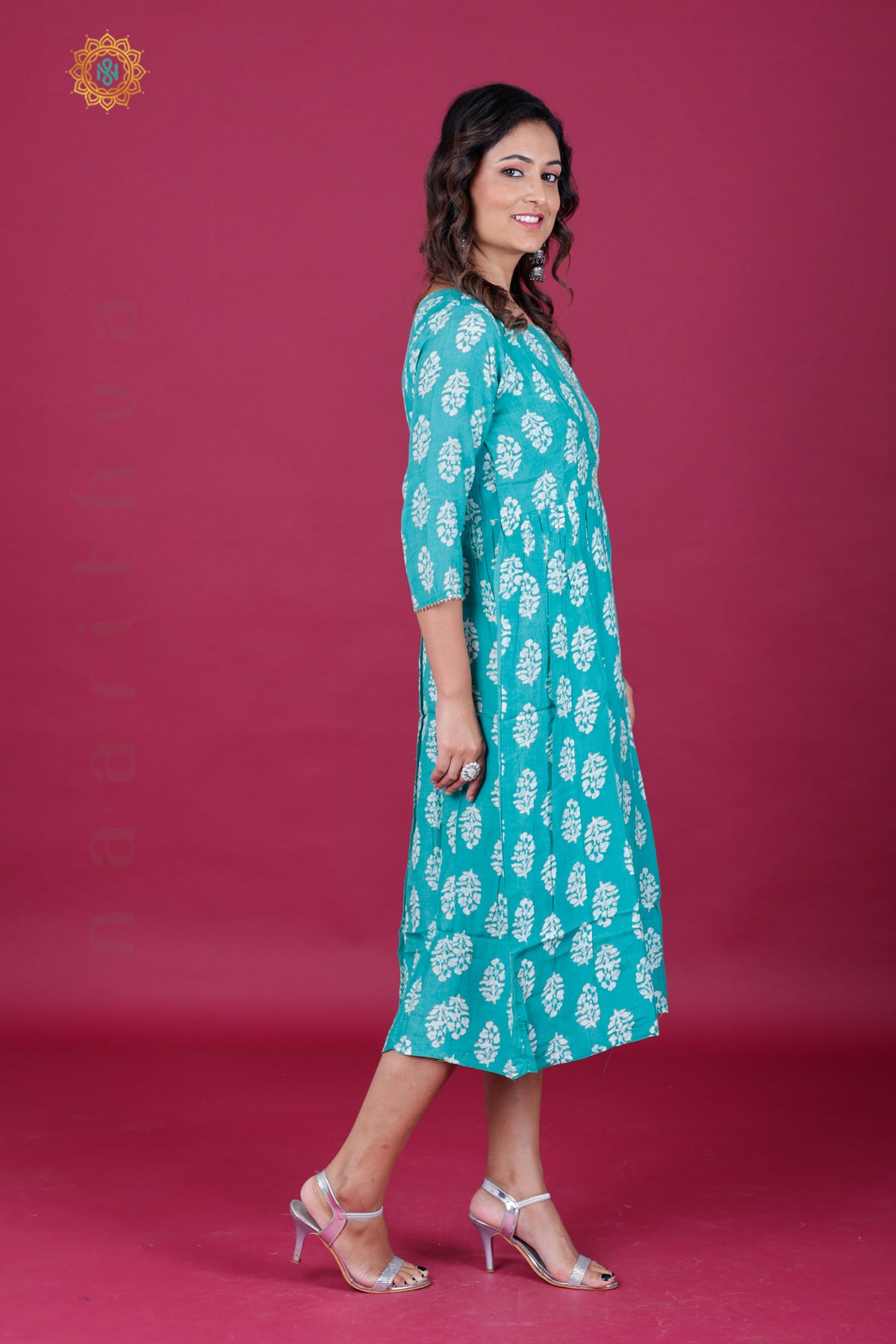 SEA GREEN - CASUAL WEAR ONE PIECE KURTI