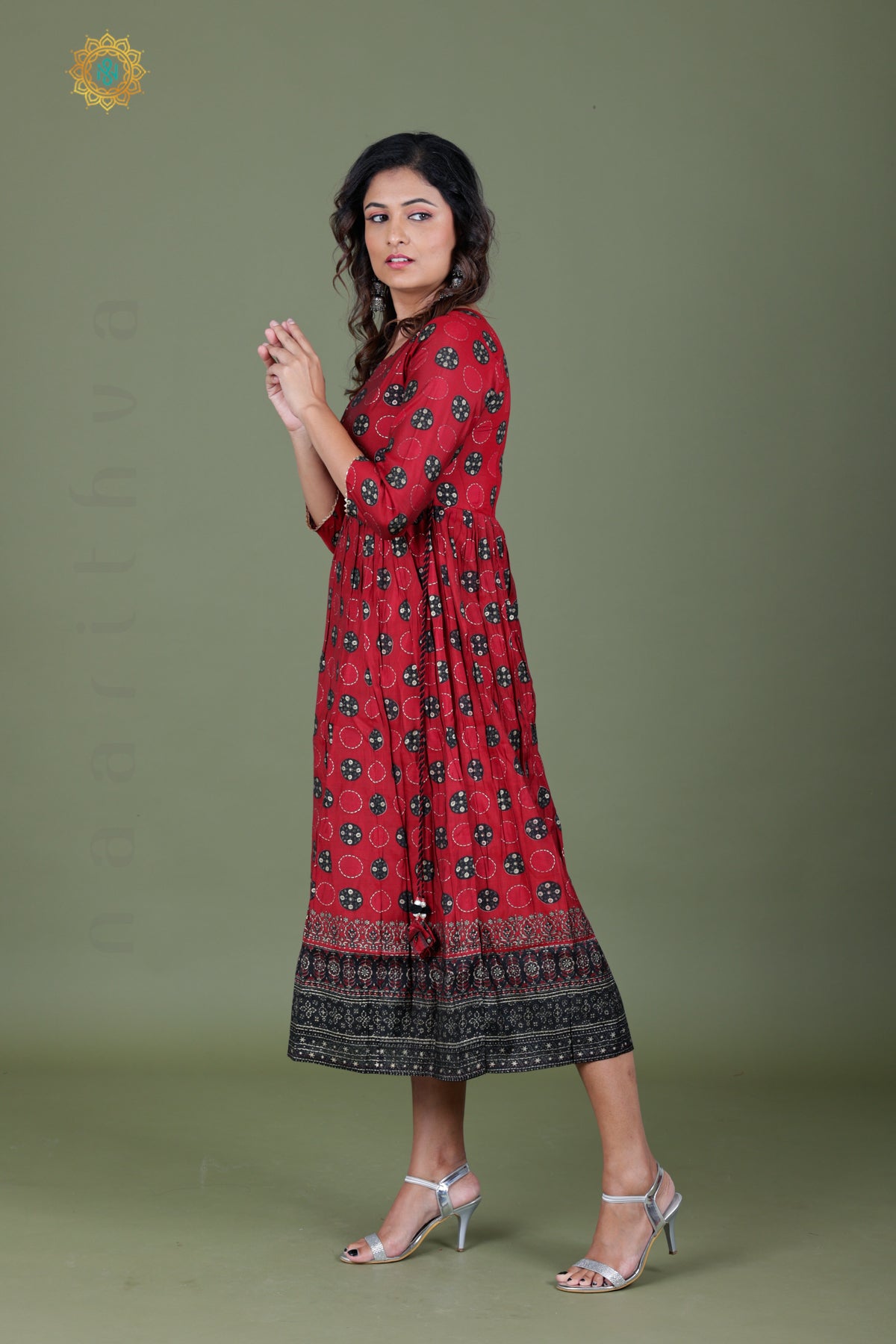 MAROON - CASUAL WEAR ONE PIECE KURTI