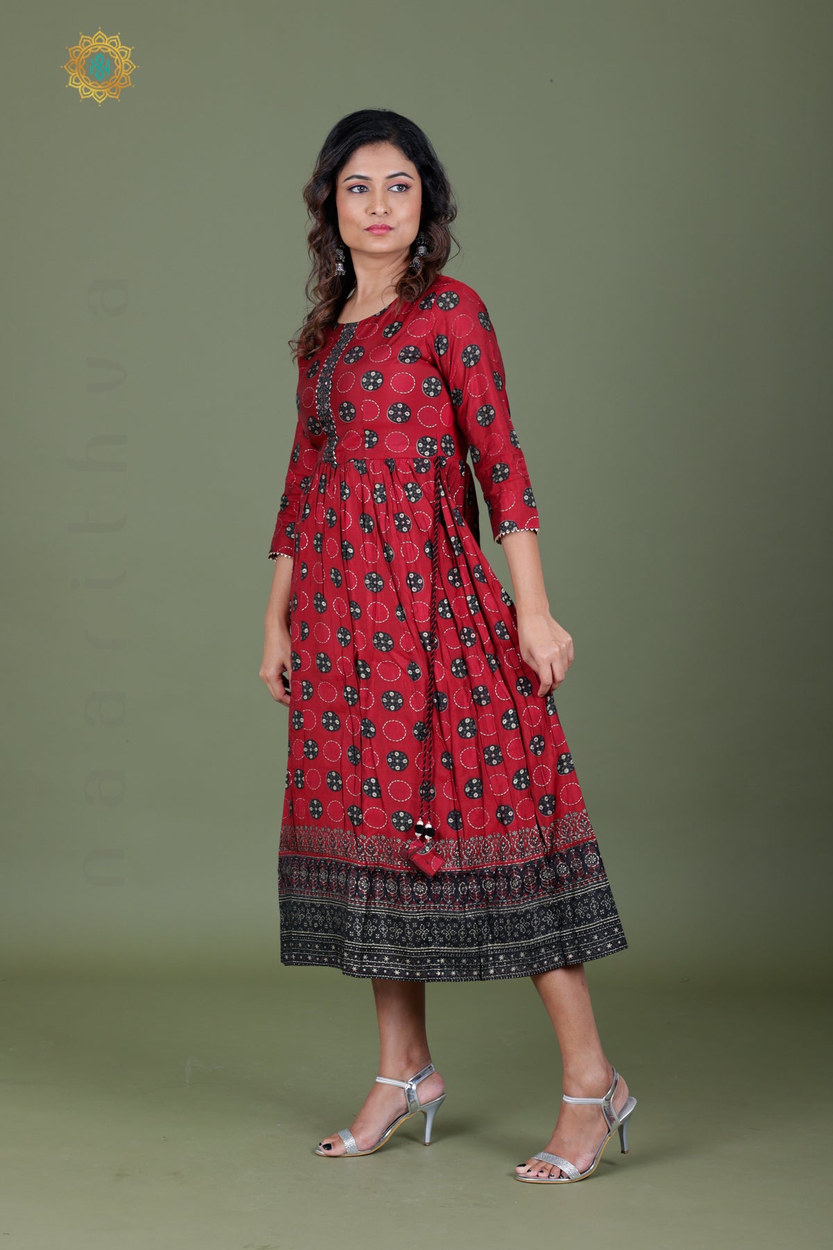 MAROON - CASUAL WEAR ONE PIECE KURTI