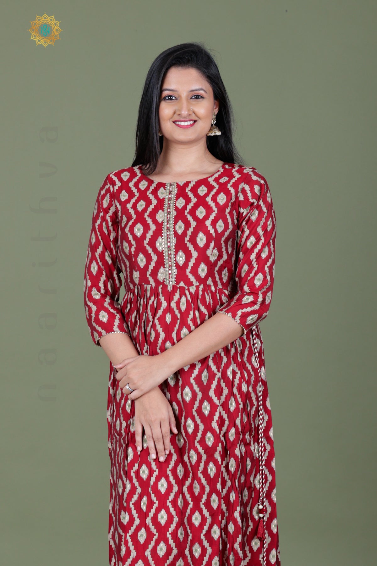 MAROON - CASUAL WEAR ONE PIECE KURTI