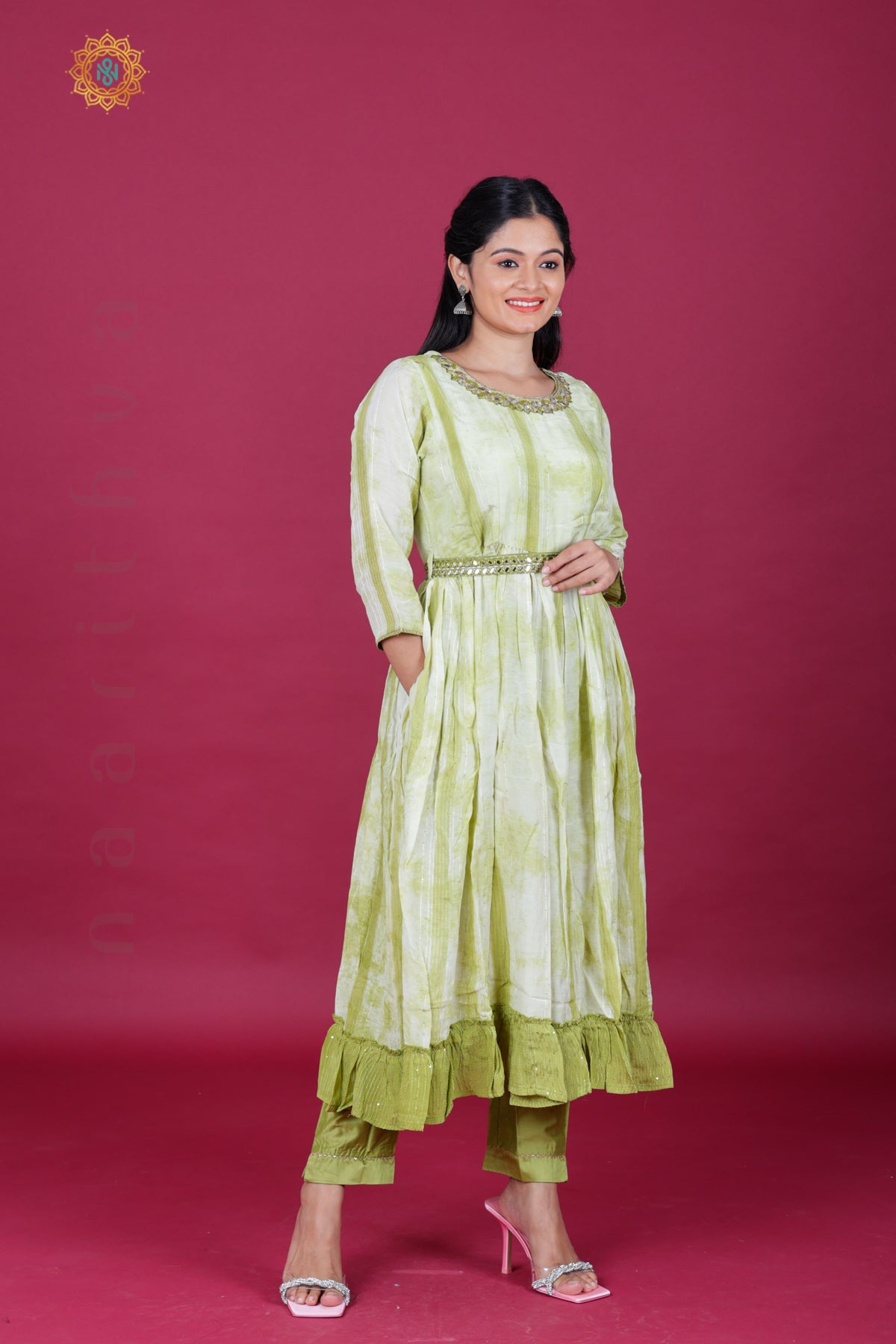 GREEN - PARTY WEAR SALWAR SUIT