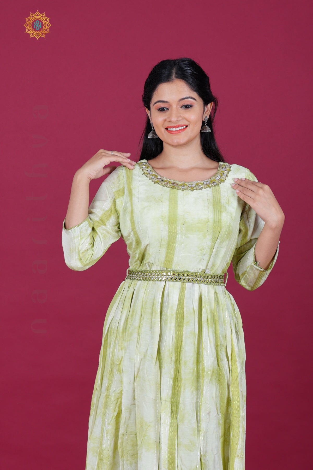 GREEN - PARTY WEAR SALWAR SUIT