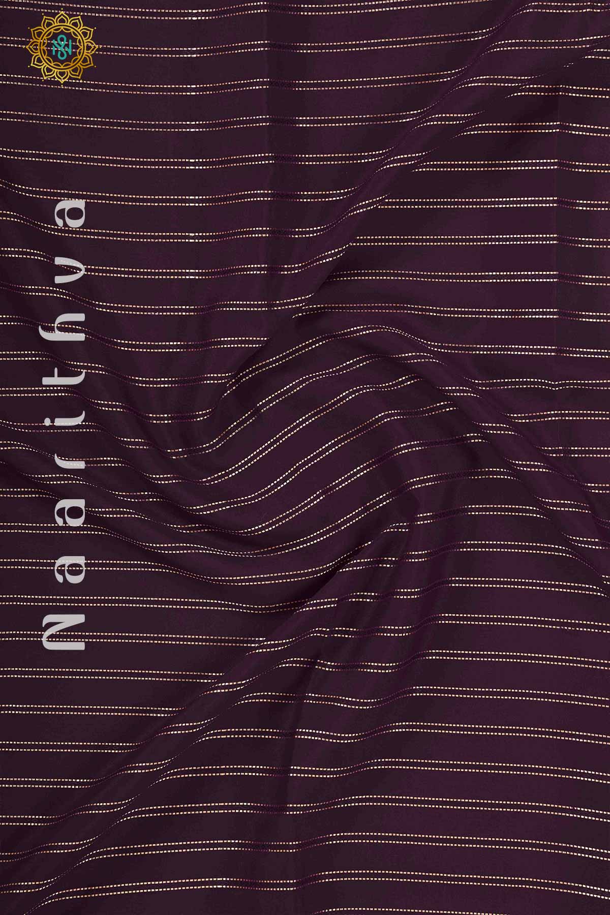 DEEP WINE - PURE MYSORE CREPE SILK