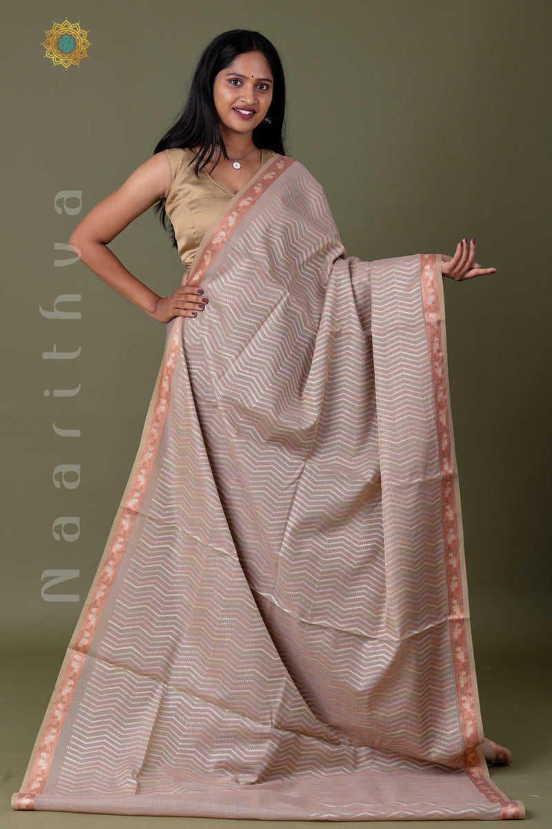 Multi colour  Royal Tradition Kota Cotton Saree main image 1