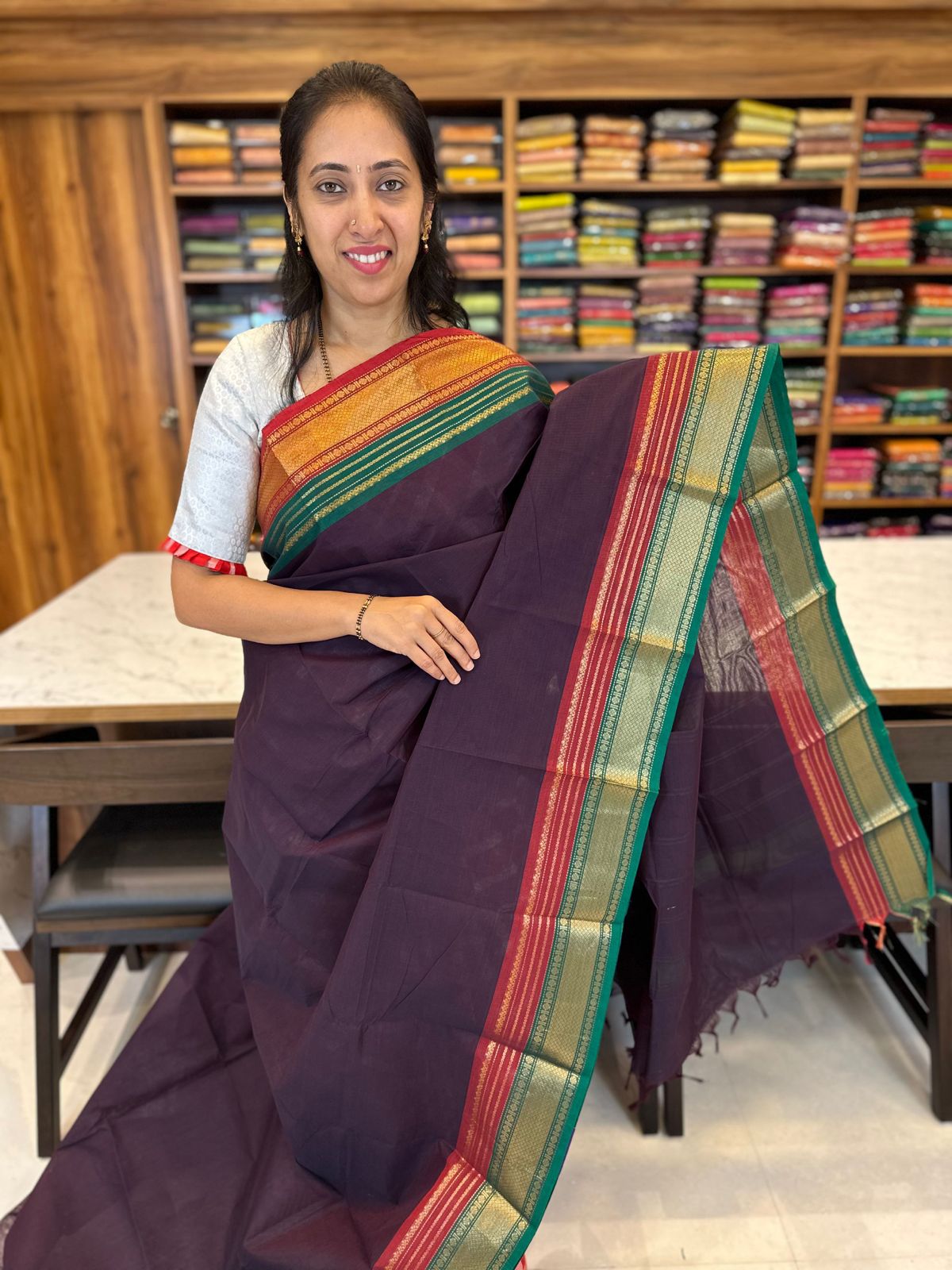 Comfy Cotton Saree Designs -Storyvogue.com | Cotton saree designs, Saree  models, Saree look